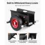 VEVOR Panel Dolly, 453.6 kg Load Capacity, Drywall Mover with 25 cm Rubber Wheels Fits Different Terrain, Adjustable Clamp Panel