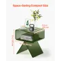Akryl Natbord Sidebord, Moderne klart sengebord med