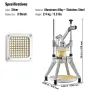Commercial Vegetable Fruit Chopper 0.95 cm Blade Heavy Duty Professional Food Dicer Kattex French Fry Cutter Onion Slicer Stainl