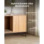 kattebakkerskabsmøbel, 120 cm skjult kattebakkeskab med