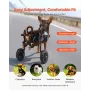 VEVOR Dog Wheelchair for Back Legs, Adjustable 2 Wheels Pet Wheelchair, Lightweight Dog Cart with Shock-Absorbing Wheels, Mobili