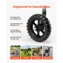 Dog Wheelchair for Back Legs, Adjustable 2 Wheels Pet Wheelchair, Lightweight Dog Cart with Shock-Absorbing Wheels, Mobility Sup