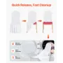 30 Pcs White Chair Covers, Polyester Spandex Chair Cover, Stretch Slipcovers for Wedding Party Dining Banquet Flat-Front Chair C