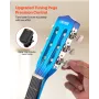 Classical Guitar, 780 mm, Wood Classical Guitar Starter Kit for Beginners, with Nylon Strings, Gig Bag, Strap, Tuner, Extra Stri