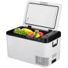 12 Volt Refrigerator, 22Qt, Dual Zone Car Fridge Freezer w/ App Control & Wheels, 12/24V DC & 100-240V AC Electric Compressor