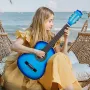 Classical Guitar, 780 mm, Wood Classical Guitar Starter Kit for Beginners, with Nylon Strings, Gig Bag, Strap, Tuner, Extra Stri