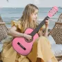 Classical Guitar, 780 mm, Wood Classical Guitar Starter Kit for Beginners, with Nylon Strings, Gig Bag, Strap, Tuner, Extra Stri