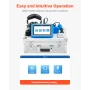 Pipe Water Leak Detector for Indoors, 1Hz-10000Hz, LCD Touchscreen Plumbing Water Leakage Detection Locator with Horizontal & Ve