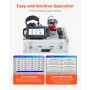 Pipe Water Leak Detector, 1Hz-5000Hz, LCD Touchscreen Pipeline Leakage Detection Locator for 2m Underground Plumbing – with Sens