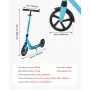 VEVOR Kick Scooter for Kids Ages 8+, Teens & Adults, 2-Wheel Toddler Scooter with Adjustable Height Handlebar, Wide Anti-Slip De