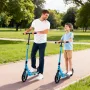 VEVOR Kick Scooter for Kids Ages 8+, Teens & Adults, 2-Wheel Toddler Scooter with Adjustable Height Handlebar, Wide Anti-Slip De