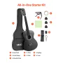 Classical Guitar, 960 mm, Wood Classical Guitar Starter Kit for Beginners, with Nylon Strings, Gig Bag, Strap, Tuner, Extra Stri