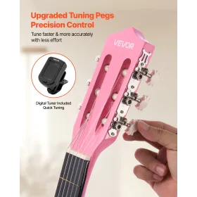 klassisk guitar, 960 mm, klassisk træguitar-startsæt til