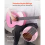 Classical Guitar, 960 mm, Wood Classical Guitar Starter Kit for Beginners, with Nylon Strings, Gig Bag, Strap, Tuner, Extra Stri
