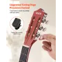VEVOR Classical Guitar, 960 mm, Wood Classical Guitar Starter Kit for Beginners, with Nylon Strings, Gig Bag, Strap, Tuner, Extr