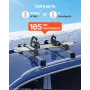 Ski & Snowboard tagbøjler, bære op til 4 par ski eller 2