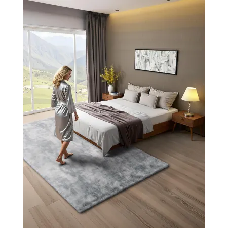 VEVOR Indoor Plush Area Rugs, 1.83x2.74 m Soft Plush Carpet, FFurry Shag Area Rugs for Living Room, Bedroom, Modern Home Decor A