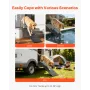 VEVOR Dog Ramp for Cars, 160 x 43.2 cm, Folding Pet Ramps for Medium & Large Dogs up to 113 kg, Pet Stair Ramp with Non-Slip Fel