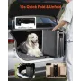 Dog Ramp for Cars, 160 x 43.2 cm, Folding Pet Ramps for Medium & Large Dogs up to 113 kg, Pet Stair Ramp with Non-Slip Felt Rug 
