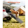 VEVOR Dog Ramp for Cars, 160 x 43.2 cm, Folding Pet Ramps for Medium & Large Dogs up to 113 kg, Pet Stair Ramp with Non-Slip Fel