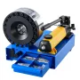 High Pressure Hydraulic Hose Crimper, Manual Hose Crimping Tool with 8 Dies & 6-28mm Crimping Range, Suitable for Low & High-Pre