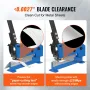 VEVOR 8" Manual Hand Plate Shear for Metal Sheet Processing, HS-8 Benchtop Cutter with Q235 Material, for Crafts Thick Steel Cra