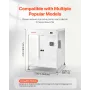 3D Printer Enclosure with Ventilation, Dustproof Waterproof Transparent Acrylic 3D Printer Tent, Constant Temperature Protective