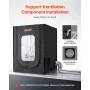 3D Printer Enclosure, Dustproof Waterproof Oxford Cloth 3D Printer Tent, Constant Temperature Protective Case with LED Lighting,