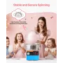 VEVOR Electric Cotton Candy Machine, 1000W Electric Floss Maker With Cover, Commercial Cotton Candy Machine w/Stainless Steel Bo