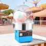 VEVOR Electric Cotton Candy Machine, 1000W Electric Floss Maker With Cover, Commercial Cotton Candy Machine w/Stainless Steel Bo
