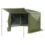 VEVOR Pop up Gazebo Screen Tent, 3x3 m Large 6-Sided Camping Canopy Tent with Removable Top & Carry Bag, Quick-Set & Bite-Proof,