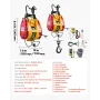 2-in-1 Electric Hoist Winch, 300 kg Capacity, 1500W Portable Power Winch Crane, 30 m Lifting Height, 18.9 m/min with Wired and W