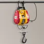 2-i-1 elektrisk hejsespil, 300 kg kapacitet, 1500 W bærbart