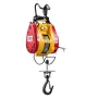 2-in-1 Electric Hoist Winch, 300 kg Capacity, 1500W Portable Power Winch Crane, 30 m Lifting Height, 18.9 m/min with Wired and W