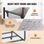 3-Section Laundry Basket, Heavy Duty Laundry Hamper Storage Organizer, Laundry Sorter Cart with Heavy Duty Lockable Wheels for D