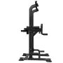 VEVOR Pull Up Bar, 150kg Power Tower Dip Station, Workout Dip Station with H-Shaped Stable Base & Back Pad, Adjustable 12 Level 