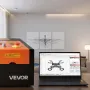 VEVOR 45W CO2 Laser Engraver, 300 x 200 mm, Desktop CO2 Laser Engraver Cutter Machine with Rotary Axis, Air Assist, Engraving Ma