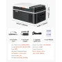 Car Refrigerator, DC 12/24V AC100-240V Compressor Electric Cooler, -20°C to 20°C Car Fridge with APP Control, 20L Cars Freezer f