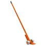 Prylever Bar, 2994 kg Weight Capacity, 1.4 m Carbon Steel Handle Lever Dolly, Pry Lever Bar with Wheels for Large Pallets, Heavy