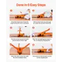 Banding Strapping Kit, Heavy Duty Banding Sealer Tool with 610 m PET Band, 600 Metal Seals, 200 Corner Protectors, Plastic Palle
