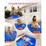 Crash Pad, 1500 x 1500 mm Crash Pad for Kids Sensory with Foam Blocks & Washable Cover, Large Soft Foam Landing Zone Giant Pillo