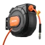 VEVOR tilbagetrækkelig luftslangespole, 20m x 9,5mm PVC-luftslange Max 300PSI, lukkede luftkompressorslanger Oprul automatisk