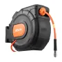 VEVOR Retractable Air Hose Reel, 30m x 9.5mm PVC Air Hose Max 300PSI, Enclosed Air-Compressor Hoses Reel Auto Rewind with 2m Lea