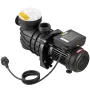Above Ground Pool Pump, 180W, 10,800 L/H Max Flow Single Speed Swimming Pool Pump, AC 220-240V, 2850 RPM, 8 m Max Head Lift, wit