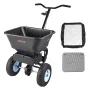 Plænespreder, 100 LBS Kapacitet, Walk-Behind Push Spreader