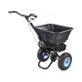 VEVOR Lawn Spreader, 100LBS Capacity, Walk-Behind Push Spreader, 0-9.8ft Spreading Width, 13 in All Terrain Pneumatic Tires, Fer