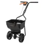 VEVOR Push Lawn Spreader, 3m Spreading Width, Broadcast Spreader with 59kg Load Capacity & 10 in All-Terrain Tires, Walk-Behind 