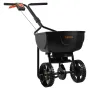 VEVOR Push Lawn Spreader, 3m Spreading Width, Broadcast Spreader with 59kg Load Capacity & 10 in All-Terrain Tires, Walk-Behind 