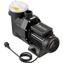 Pool Pump, 1300W, 28,800 L/H Max Flow Single Speed Swimming Pool Pump, AC 220-240V, 2850 RPM, 17 m Max Head, with 24-Hour Timer 