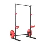 Power Cage Squat Rack, Multifunctional Power Rack Home Gym, Strength Training Workout Equipment with 4 Band Pegs, Adjustable J-H